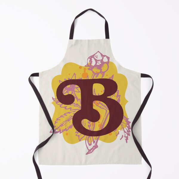 Artikelvorschau, Monogram Letter B with Vintage Flower Graphic entworfen und verkauft von Trish Dish.
