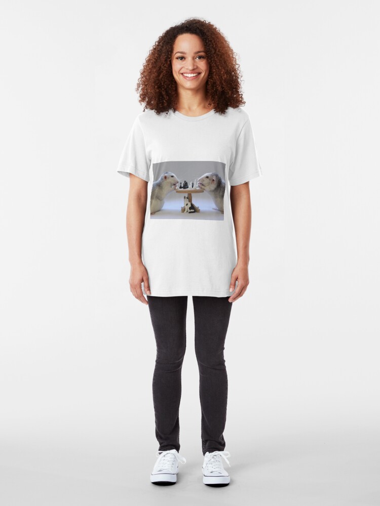 Alternate view of The real Chess Players :) Slim Fit T-Shirt