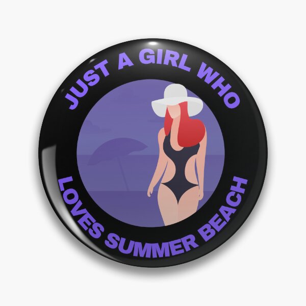 Item preview, Just a girl who loves summer beach | summer beach quotes designed and sold by EvergreenCart.