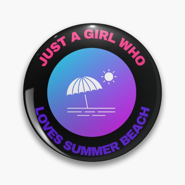 Item preview, Just a girl who loves summer beach | summer beach quotes designed and sold by EvergreenCart.