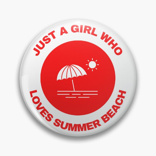 Item preview, Just a girl who loves summer beach | summer beach quotes designed and sold by EvergreenCart.