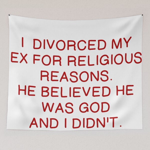 Item preview, DIVORCED FOR RELIGIOUS REASON designed and sold by CalliopeSt.