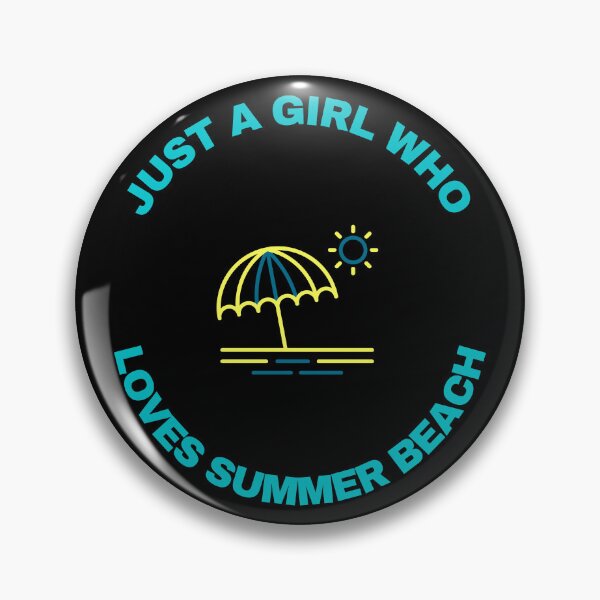 Item preview, Just a girl who loves summer beach | summer beach quotes designed and sold by EvergreenCart.