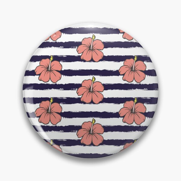 Item preview, Pink hibiscus pattern designed and sold by BattaAnastasia.