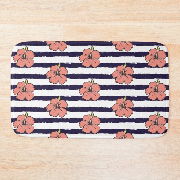 Item preview, Pink hibiscus pattern designed and sold by BattaAnastasia.
