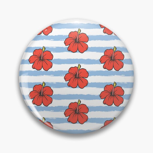 Item preview, Red hibiscus pattern designed and sold by BattaAnastasia.