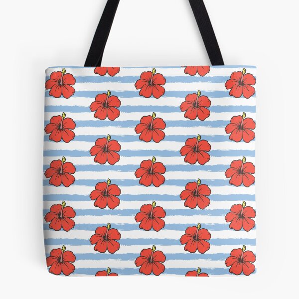 Item preview, Red hibiscus pattern designed and sold by BattaAnastasia.