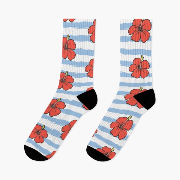 Item preview, Red hibiscus pattern designed and sold by BattaAnastasia.