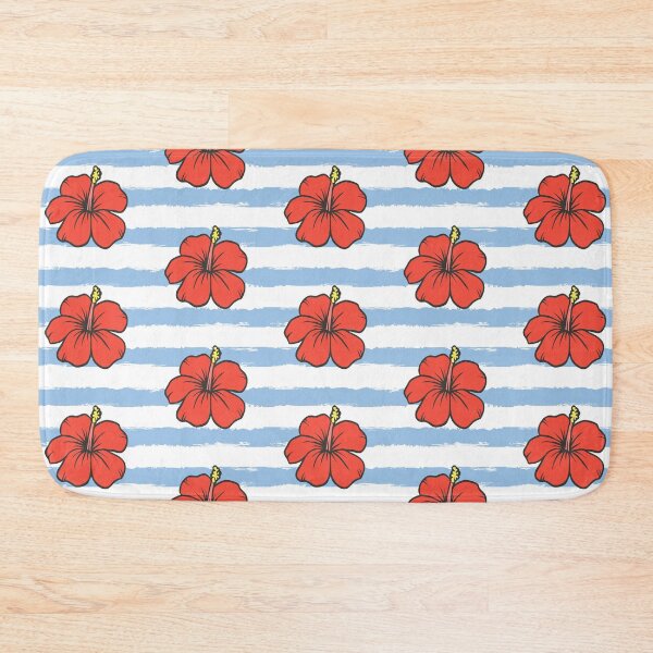 Item preview, Red hibiscus pattern designed and sold by BattaAnastasia.