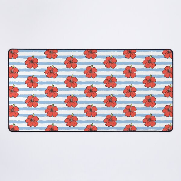 Item preview, Red hibiscus pattern designed and sold by BattaAnastasia.