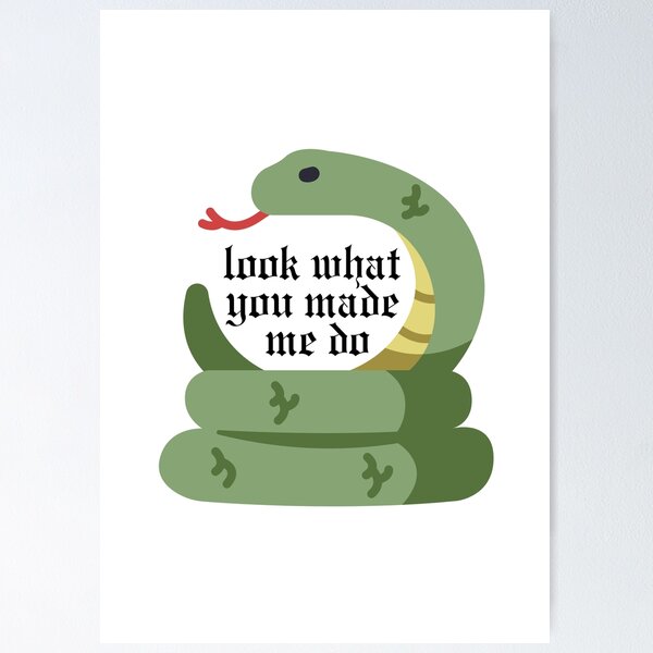 Item preview, Taylor Swift Look What You Made Me Do Snake designed and sold by chillcagla.
