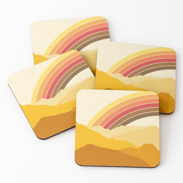 Item preview, Retro rainbow in the mountains designed and sold by BattaAnastasia.