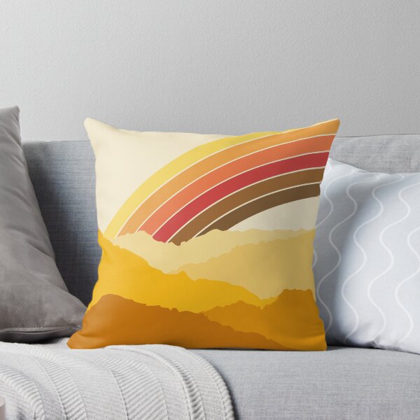 Item preview, Retro rainbow in the mountains designed and sold by BattaAnastasia.