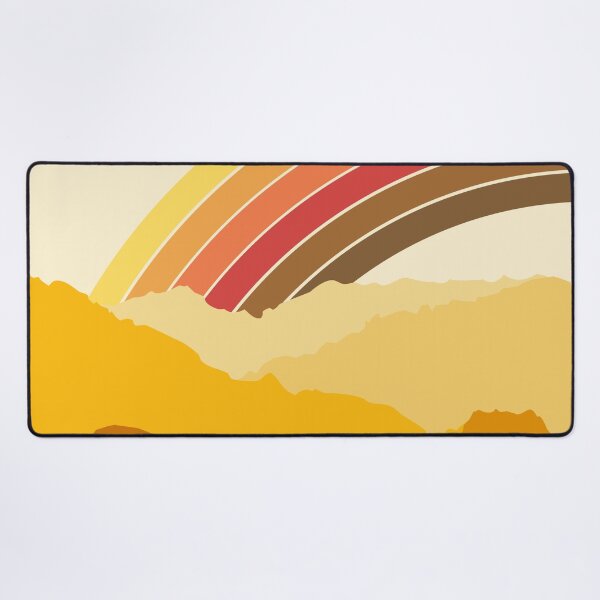 Item preview, Retro rainbow in the mountains designed and sold by BattaAnastasia.