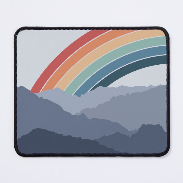 Item preview, Retro rainbow in the mountains designed and sold by BattaAnastasia.