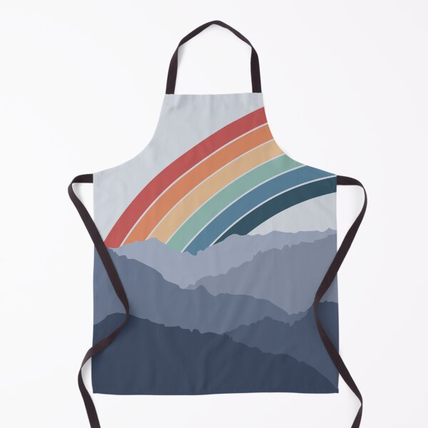 Item preview, Retro rainbow in the mountains designed and sold by BattaAnastasia.