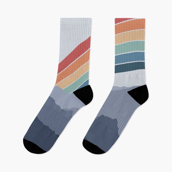 Item preview, Retro rainbow in the mountains designed and sold by BattaAnastasia.