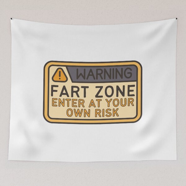 Item preview, Warning - Fart Zone designed and sold by diip.