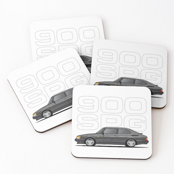 Item preview, Saab 900 SPG Aero Illustration Black designed and sold by blackdogshop.