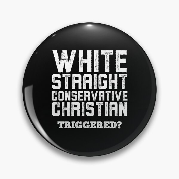 Item preview, Mens White Straight Conservative Christian Male Offensive Funny designed and sold by Nepaz-Designs.