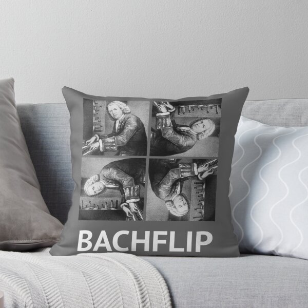 Aperçu de l'œuvre Bachflip (White text) créée et vendue par WinifredDurgan.