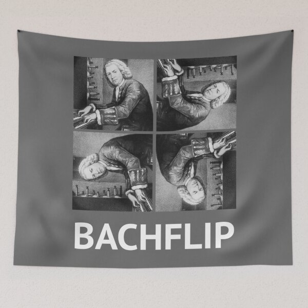 Item preview, Bachflip (White text) designed and sold by WinifredDurgan.