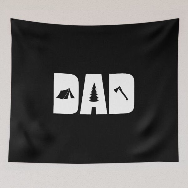 Item preview, JUST A DAD WHO LOVES CAMPING designed and sold by Mclickster.