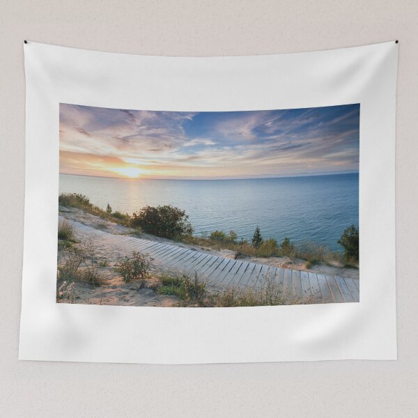 Item preview, Sunset over Lake Michigan at Empire Bluff - Sleeping Bear Dunes designed and sold by Craig Sterken.