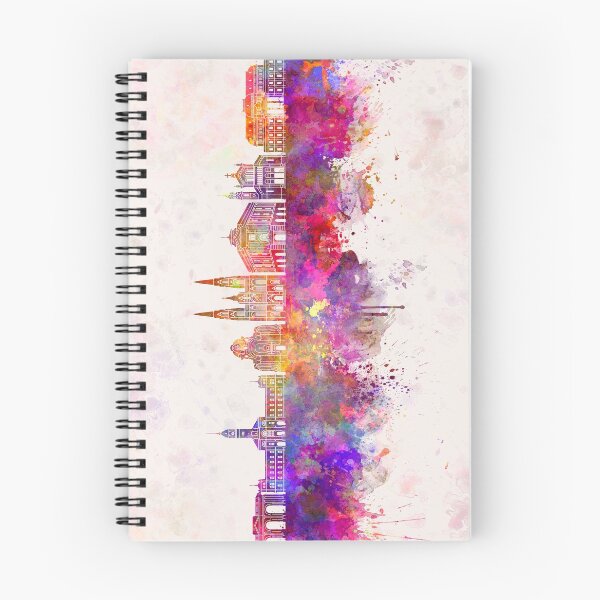 Item preview, La Plata skyline in watercolor background designed and sold by paulrommer.