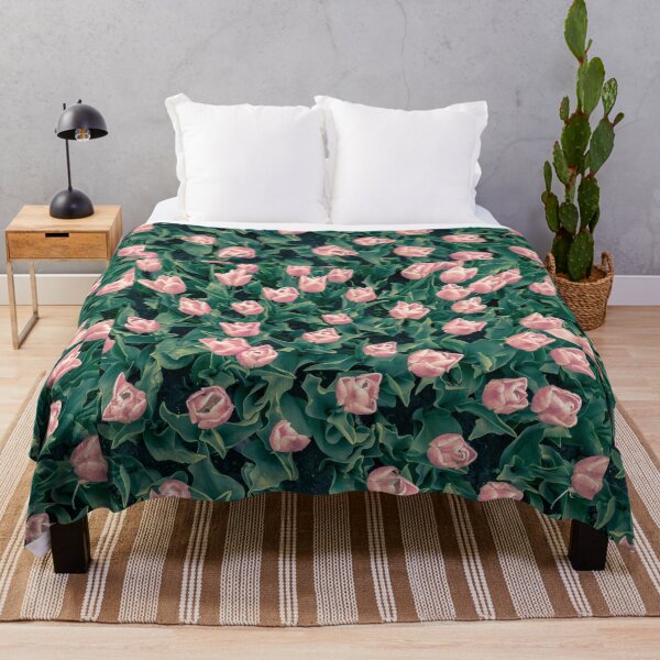 Item preview, cute pink sage green floral pattern designed and sold by artbyrosse.
