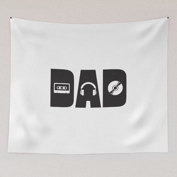 Item preview, JUST A DAD WHO LOVES MUSIC designed and sold by Mclickster.