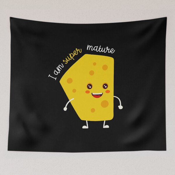 Item preview, Funny Cheese: Super Mature, Cute Mature designed and sold by AMINE  ★★★★★.