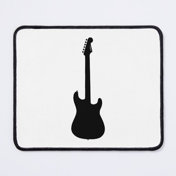 Item preview, Black Stratocaster Silhouette designed and sold by halveflower.