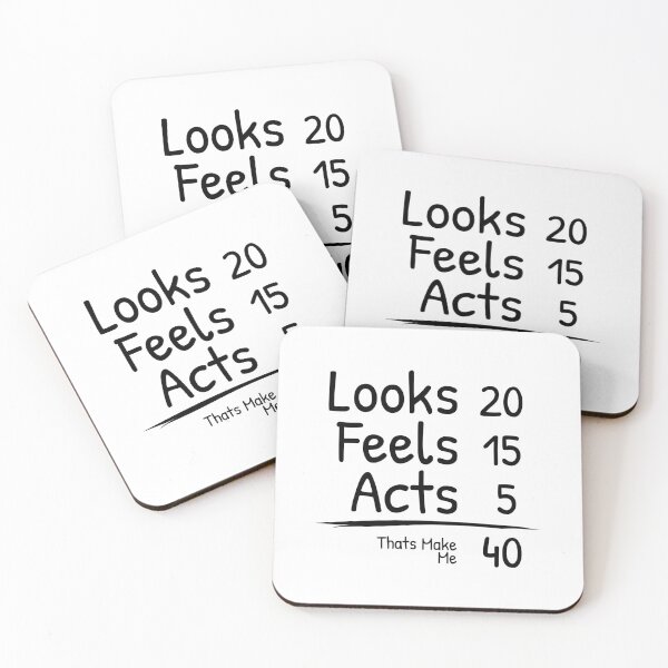 Item preview, funny 40th birthday quotes design designed and sold by itsRIS-store.