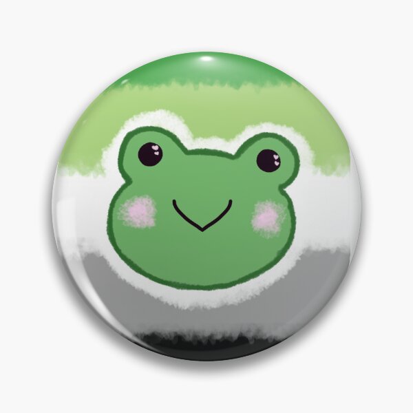 Item preview, aromantic frog designed and sold by willows--art.