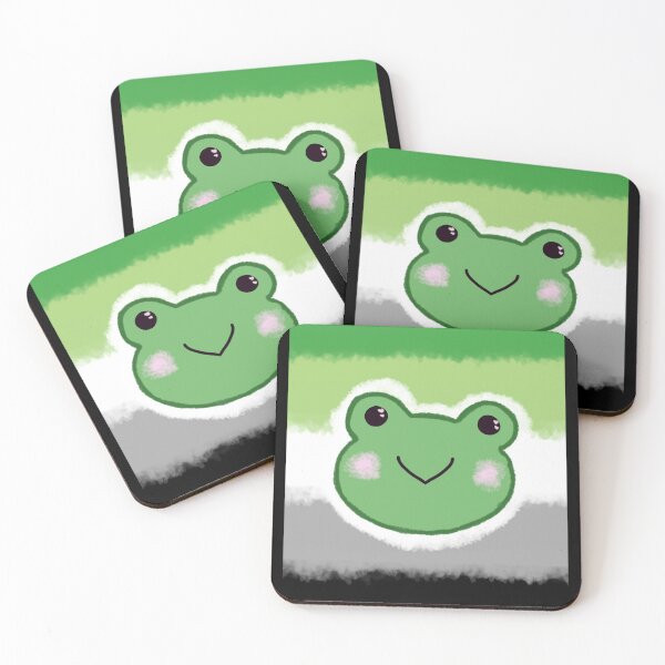 Item preview, aromantic frog designed and sold by willows--art.