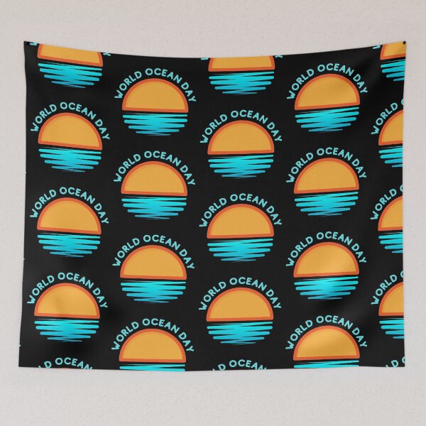 Item preview, World Ocean Day - National Holiday Design designed and sold by CreativNode.