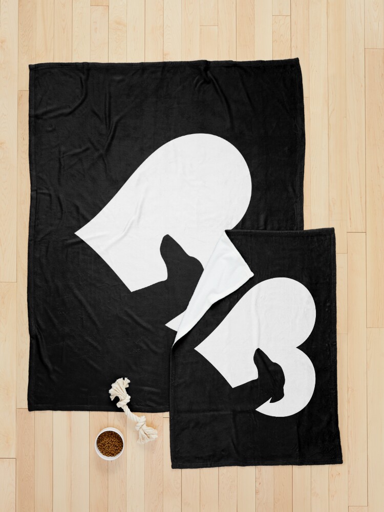 Alternate view of The Heart of the Greyhound Lover Pet Blanket