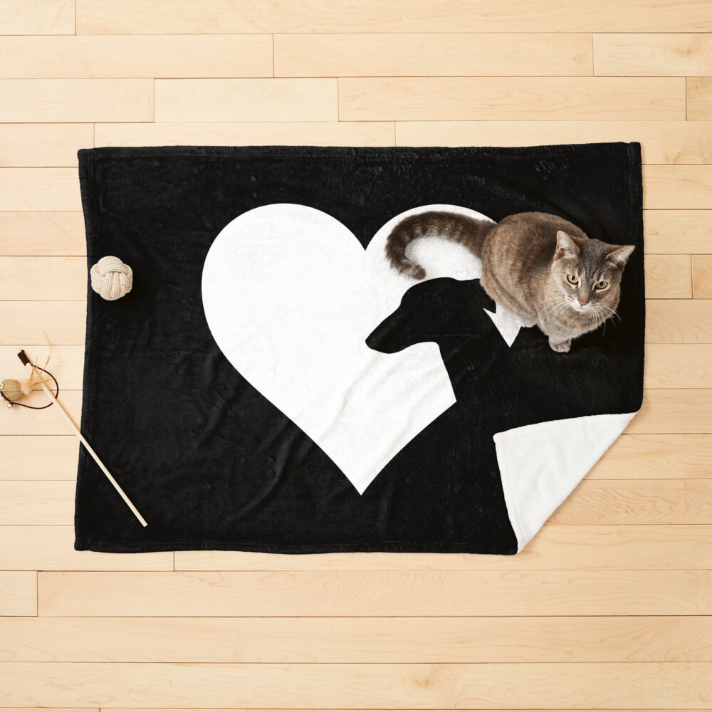 The Heart of the Greyhound Lover Pet Blanket