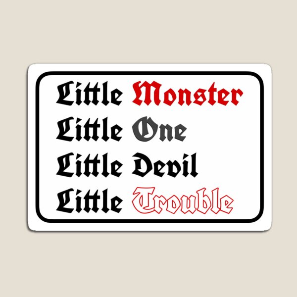 Item preview, "Little" names - Devil's Night designed and sold by accioalexis.