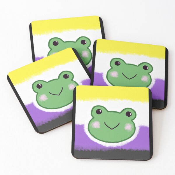 Item preview, non-binary frog designed and sold by willows--art.