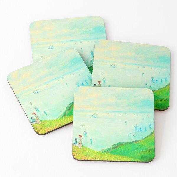 Item preview, Cliffs at Pourville (1882) by Claude Monet. Digitally enhanced by WatermarkNZ Press designed and sold by CristalleLisa.