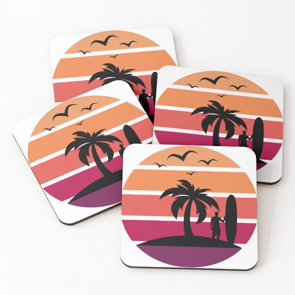 Item preview, Retro Island Surf Design - Earth Collection designed and sold by CreativNode.