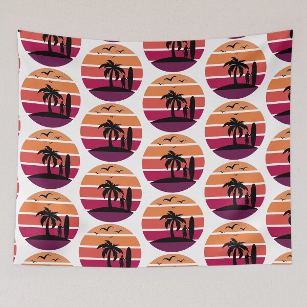 Item preview, Retro Island Surf Design - Earth Collection designed and sold by CreativNode.