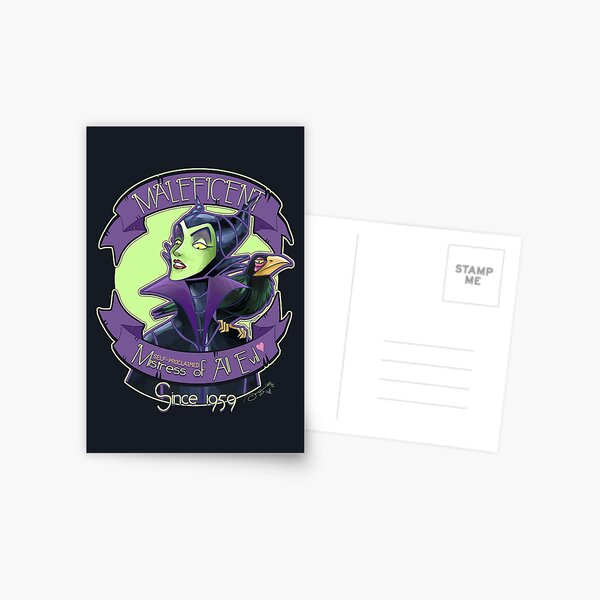 Maleficent Postcard