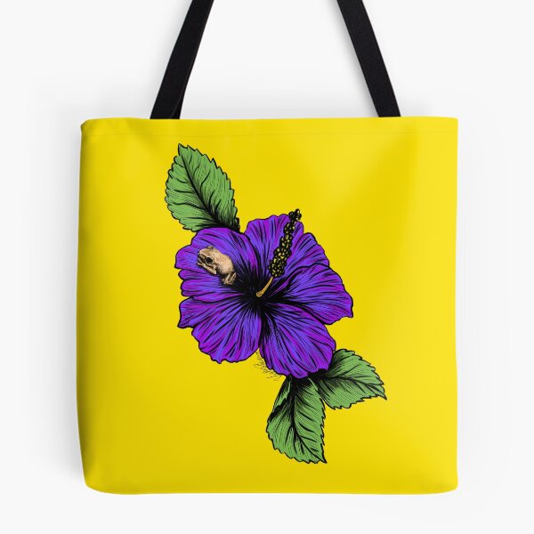 Item preview, Puerto Rican Hibiscus with Coqui designed and sold by VickyGood.