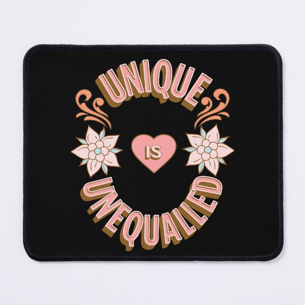 Item preview, Unique is Unequalled - First Names - Birthday Gifts - Alliteration Fans designed and sold by epicthoughts.