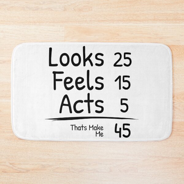 Item preview, funny 45th birthday quotes design designed and sold by itsRIS-store.
