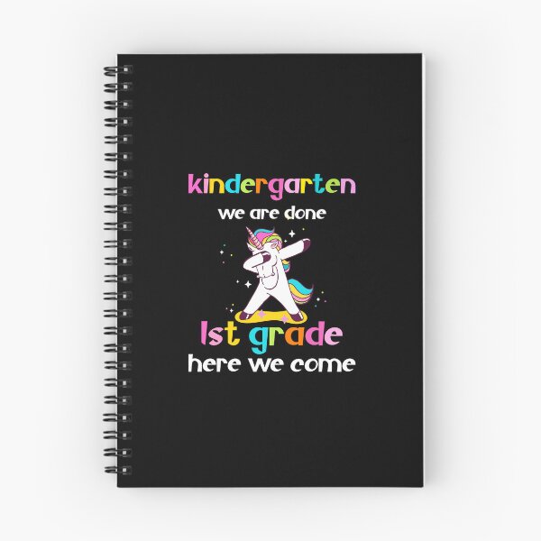 Item preview, funny kindergarten we are done 1st grade here we come, Unicorn for Girls Graduate designed and sold by KHELISTORE.