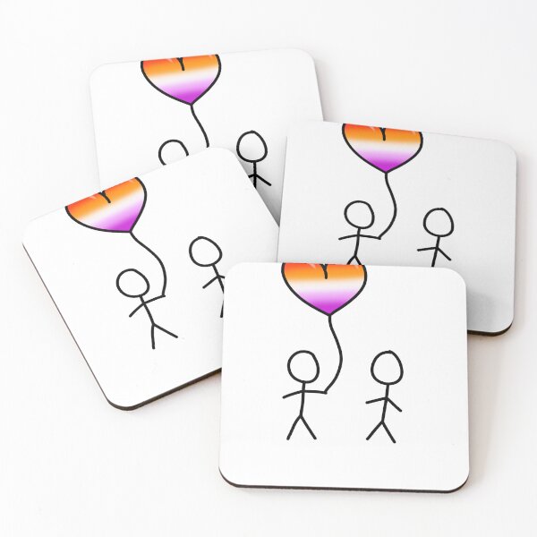 Item preview, LGBTQ+ Acceptance Cards - Pride Balloons Lesbian designed and sold by ArtbyLauraJo.